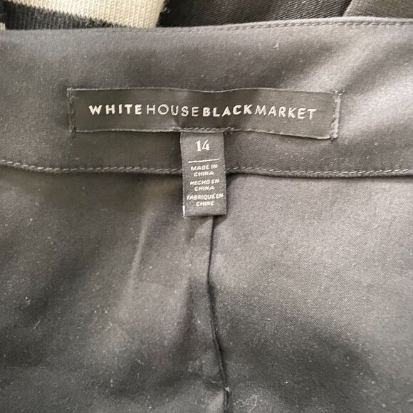 WHBM Ruffle Sleeve Black Blouse - Picture 14 of 16